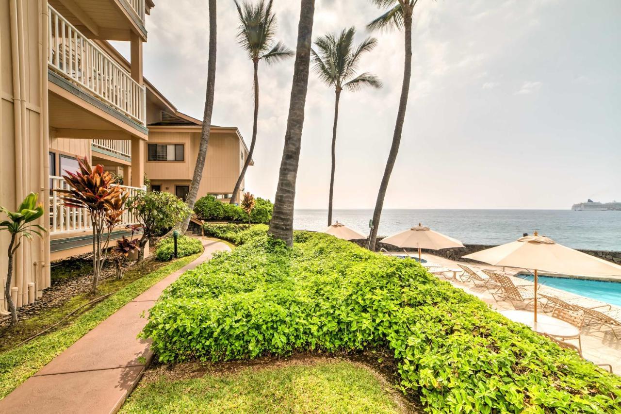Oceanfront Kailua-Kona Townhome With Pool And Views! Екстер'єр фото
